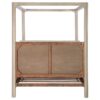 Solano 85-inch Queen Canopy Bed Weathered Mango