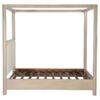 Solano 85-inch Queen Canopy Bed Weathered Mango