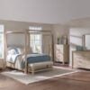 Solano 85-inch Queen Canopy Bed Weathered Mango