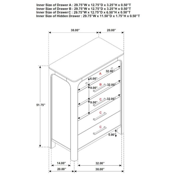 Solano 5-piece Eastern King Bedroom Set Weathered Mango