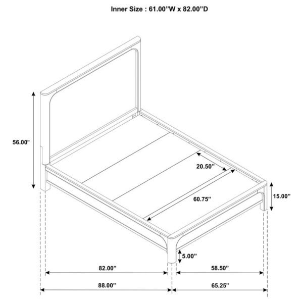 Solano 4-piece Queen Bedroom Set Weathered Mango