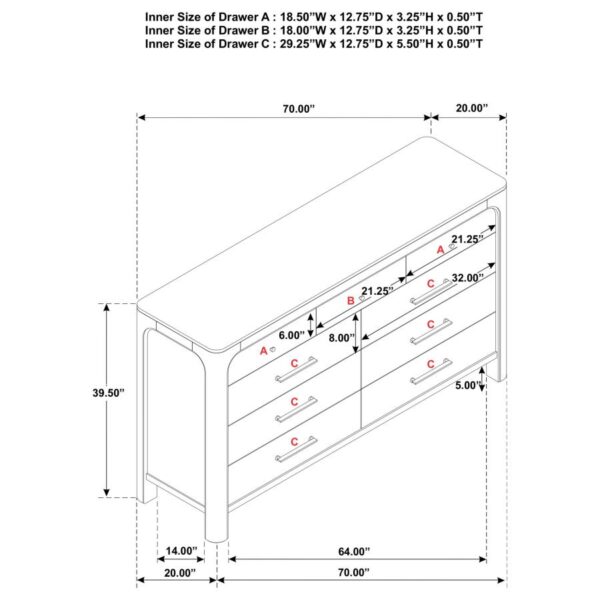 Solano 4-piece Queen Bedroom Set Weathered Mango