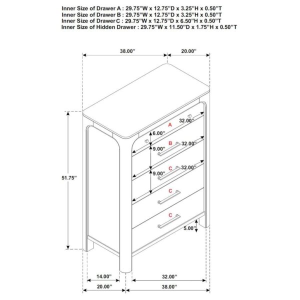 Solano 5-piece Queen Bedroom Set Weathered Mango