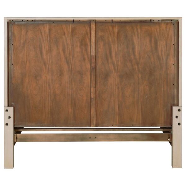 Solano 56-inch Queen Panel Bed Weathered Mango