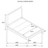 Solano 56-inch Queen Panel Bed Weathered Mango