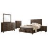 Woodmont 5-piece Queen Bedroom Set Rustic Golden Brown