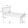 Woodmont Wood Queen Storage Panel Bed Rustic Golden Brown