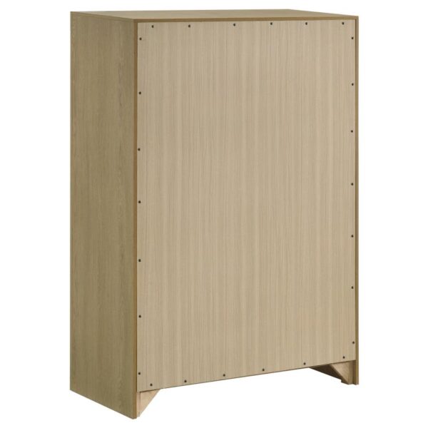 Hendricks 5-piece Eastern King Bedroom Set Light Oak