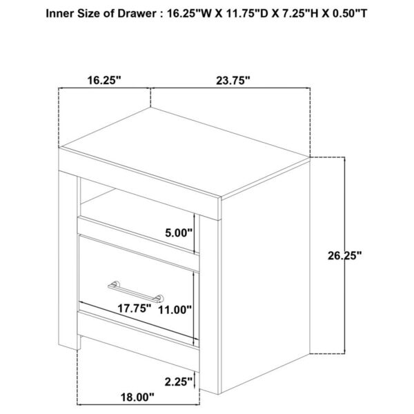 Hendricks 4-piece Queen Bedroom Set Light Oak