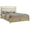 Hendricks Eastern King Panel Headboard Platform Bed Light Oak