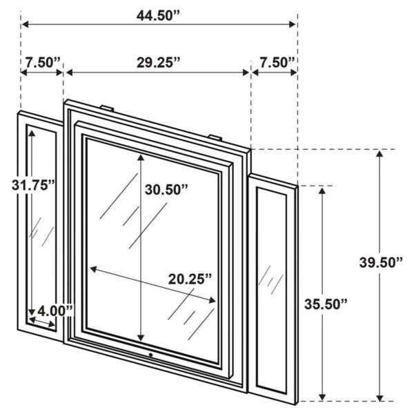 Lorient 5-piece Queen Bedroom Set Ivory and Camel