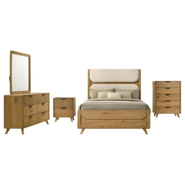Bennett 5-piece Eastern King Bedroom Set Light Oak