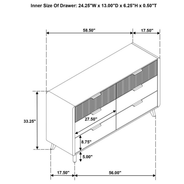 Bennett 5-piece Eastern King Bedroom Set Light Oak