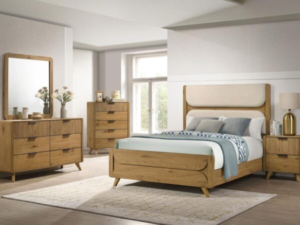 Bennett 5-piece Queen Bedroom Set Light Oak