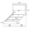 Marceline 4-piece Queen Bedroom Set White