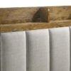 Henderson 57-inch Queen Bookcase Panel Bed Medium Oak