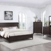 Emberlyn Wood Queen Poster Bed Brown
