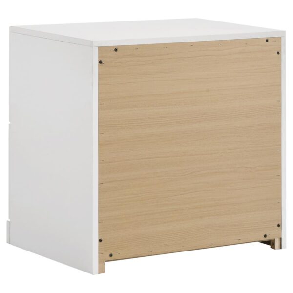 Ines 4-piece Queen Bedroom Set Grey and White High Gloss