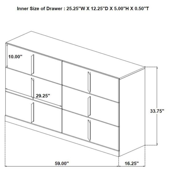 Ines 4-piece Queen Bedroom Set Grey and White High Gloss