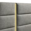 Ines 56-inch Fabric Upholstered Queen Panel Bed Grey