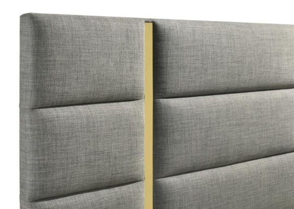 Ines 56-inch Fabric Upholstered Queen Panel Bed Grey