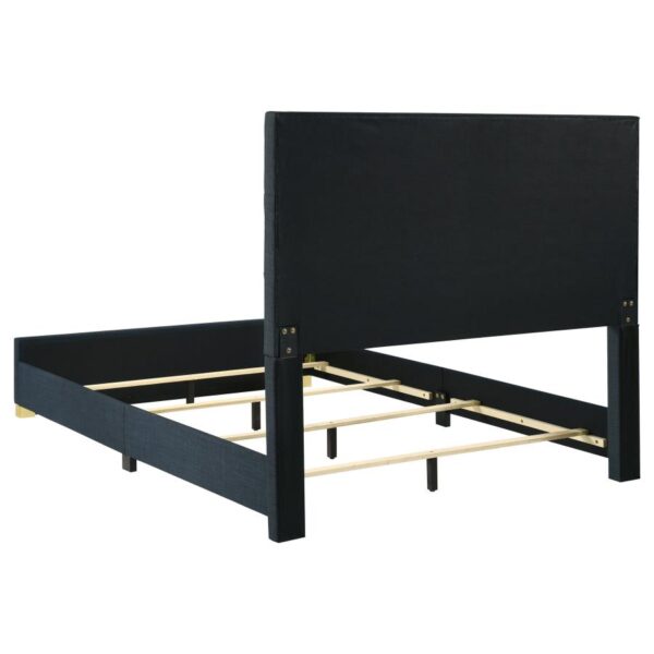 Ines 5-piece Queen Bedroom Set Navy and White High Gloss