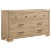 Arielle 4-piece Queen Bedroom Set Light Oak