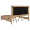 Leanne 5-piece Eastern King Bedroom Set Light Oak