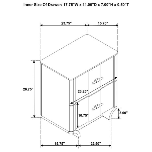 Leanne 5-piece Eastern King Bedroom Set Light Oak
