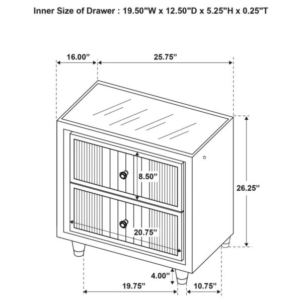 Ravenne 4-piece Velvet Upholstered Eastern King LED Bedroom Set Black