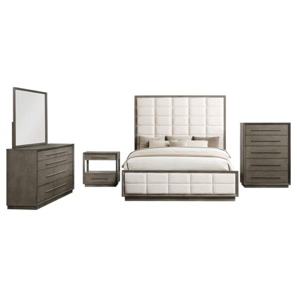 Durango 5-piece Eastern King Bedroom Set Taupe Oak