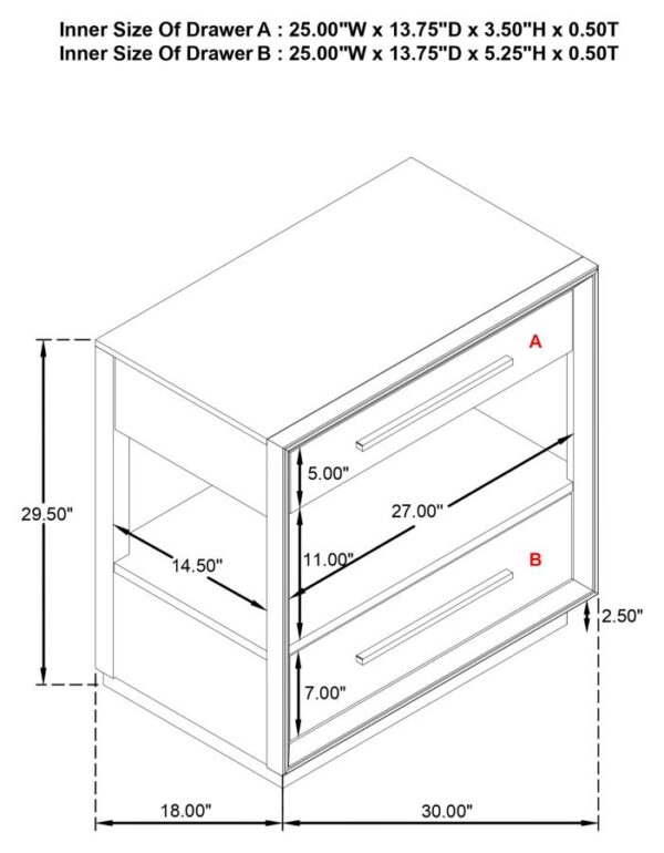 Durango 5-piece Eastern King Bedroom Set Taupe Oak