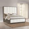 Durango 80-inch Eastern King Panel Bed Taupe Oak