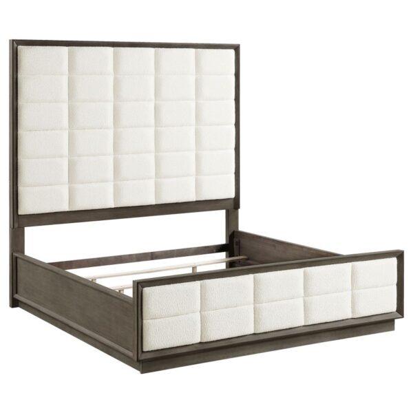 Durango 80-inch Eastern King Panel Bed Taupe Oak