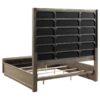 Durango 80-inch Eastern King Panel Bed Taupe Oak