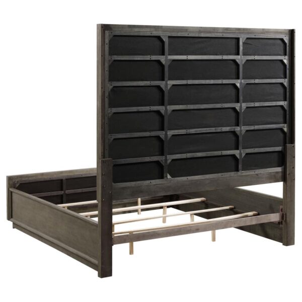 Durango 80-inch Eastern King Panel Bed Taupe Oak