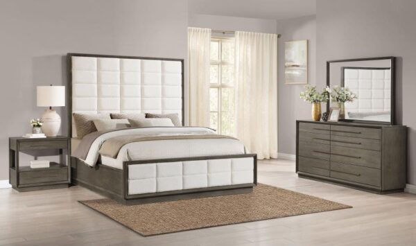 Durango 4-piece Queen Bedroom Set Taupe Oak