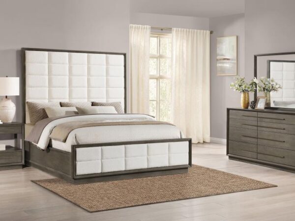 Durango 4-piece Queen Bedroom Set Taupe Oak