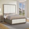 Durango 80-inch Queen Panel Bed Taupe Oak
