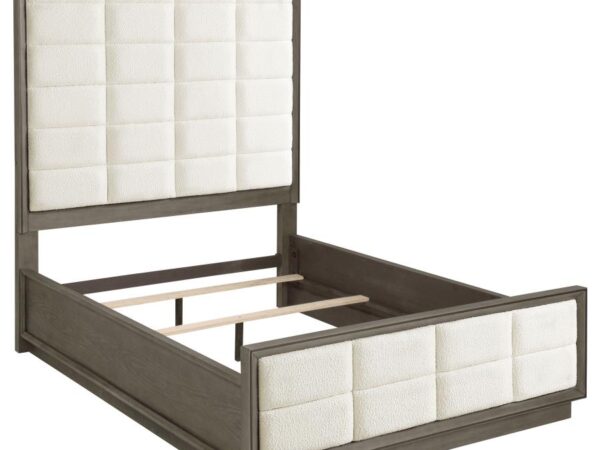 Durango 80-inch Queen Panel Bed Taupe Oak