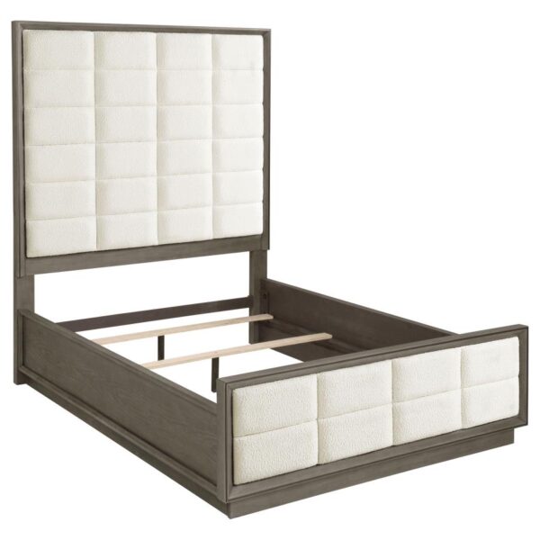 Durango 80-inch Queen Panel Bed Taupe Oak