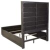 Durango 80-inch Queen Panel Bed Taupe Oak