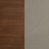 Maderia 57-inch Upholstered Queen Panel Bed Walnut
