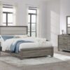 Wright 4-piece Queen Bedroom Set Brown Oak