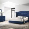 Melody 4-piece Queen Bedroom Set Pacific Blue