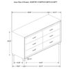 Melody 4-piece Queen Bedroom Set Grey