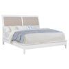 Bexhill 56-inch Upholstered Eastern King Panel Bed White