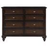 Andover 4-piece Queen Bedroom Set Dark Oak
