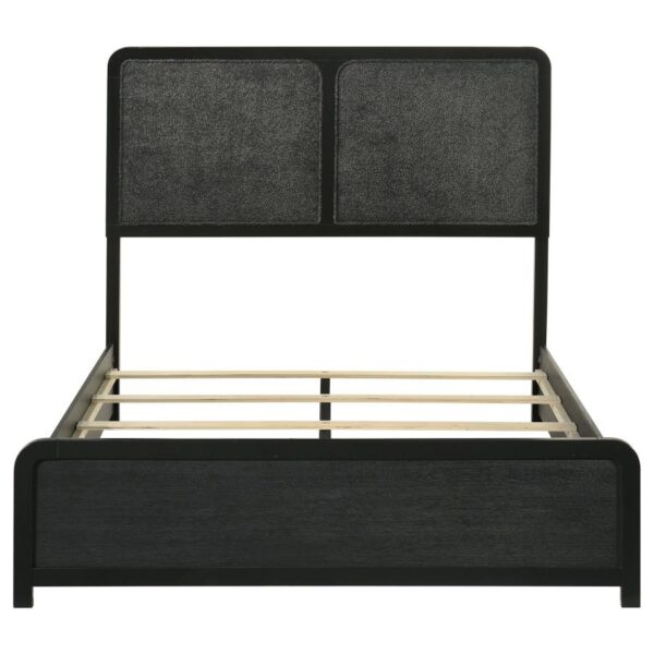 Cavelle 51-inch Upholstered Full Panel Bed Black