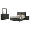 Cavelle 4-piece Queen Bedroom Set Black